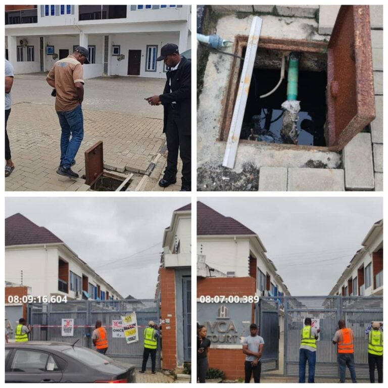 Lekki Estate Sealed Over Sewage Discharge